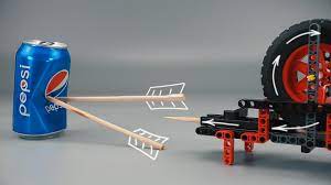 Making Lego Technic Chopsticks Shooting Machine