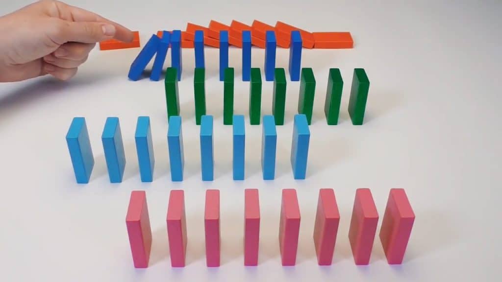 Lego Domino Machine