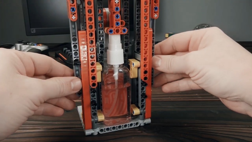 Lego Sanitizer Auto Dispenser