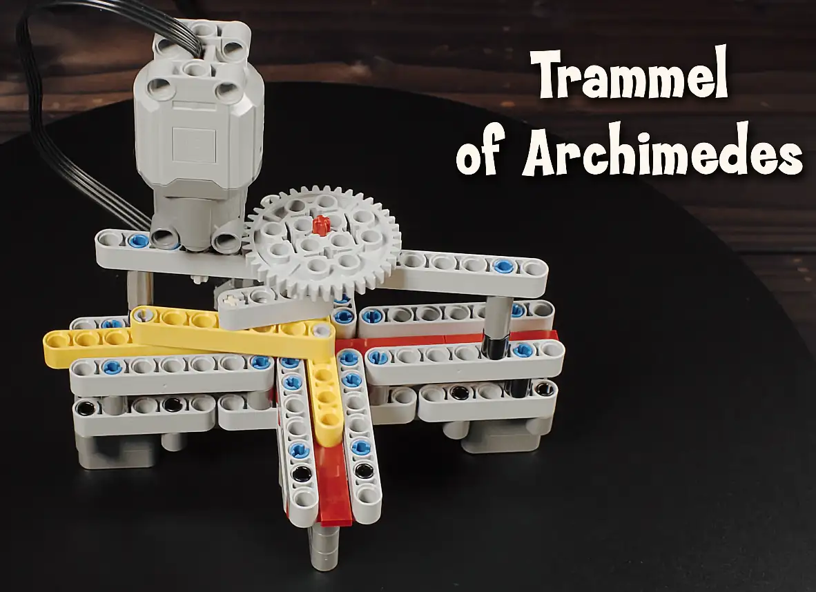 Trammel of Archimedes - Mechanical Principles with Lego