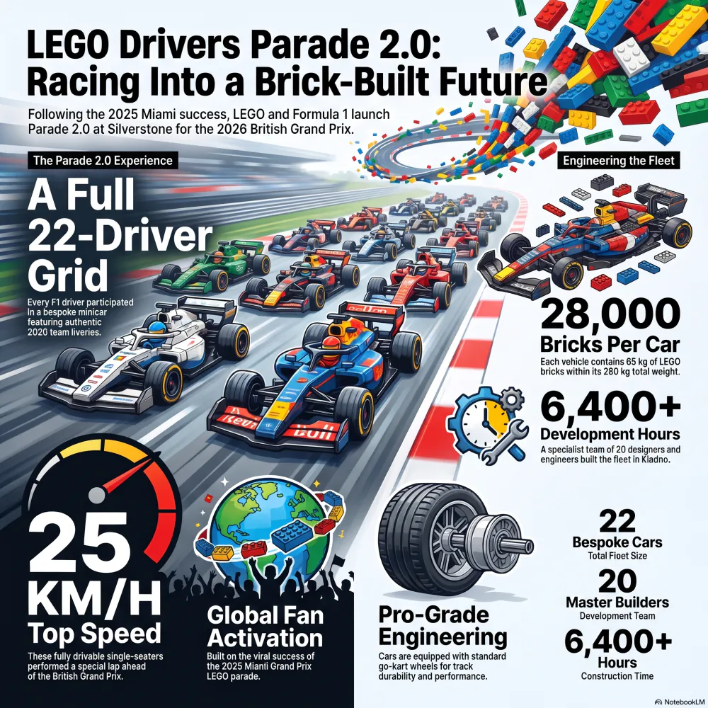 LEGO Drivers Parade 2.0 at British Grand Prix 2026