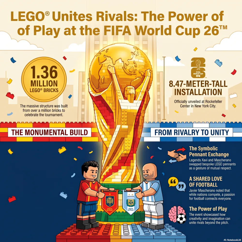 LEGO Unites Football Legends Ahead of FIFA World Cup Final