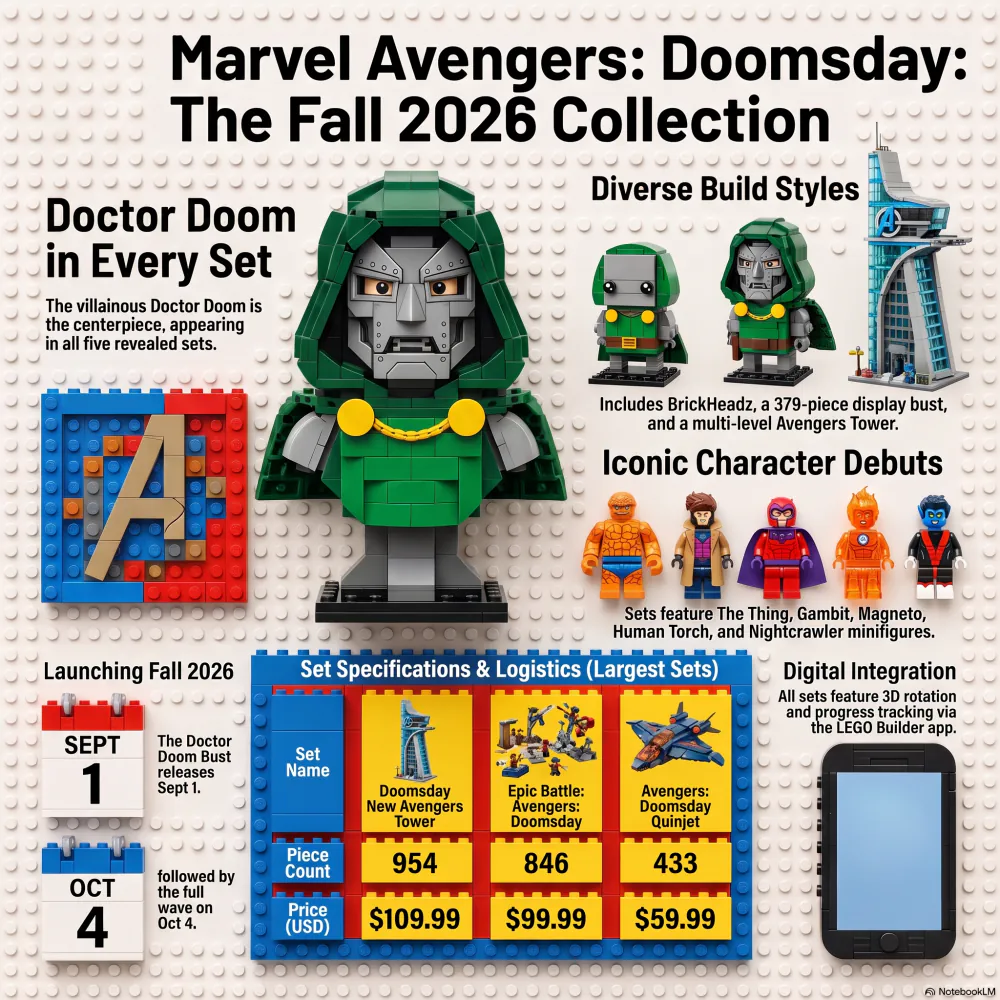 LEGO Marvel Avengers: Doomsday Sets