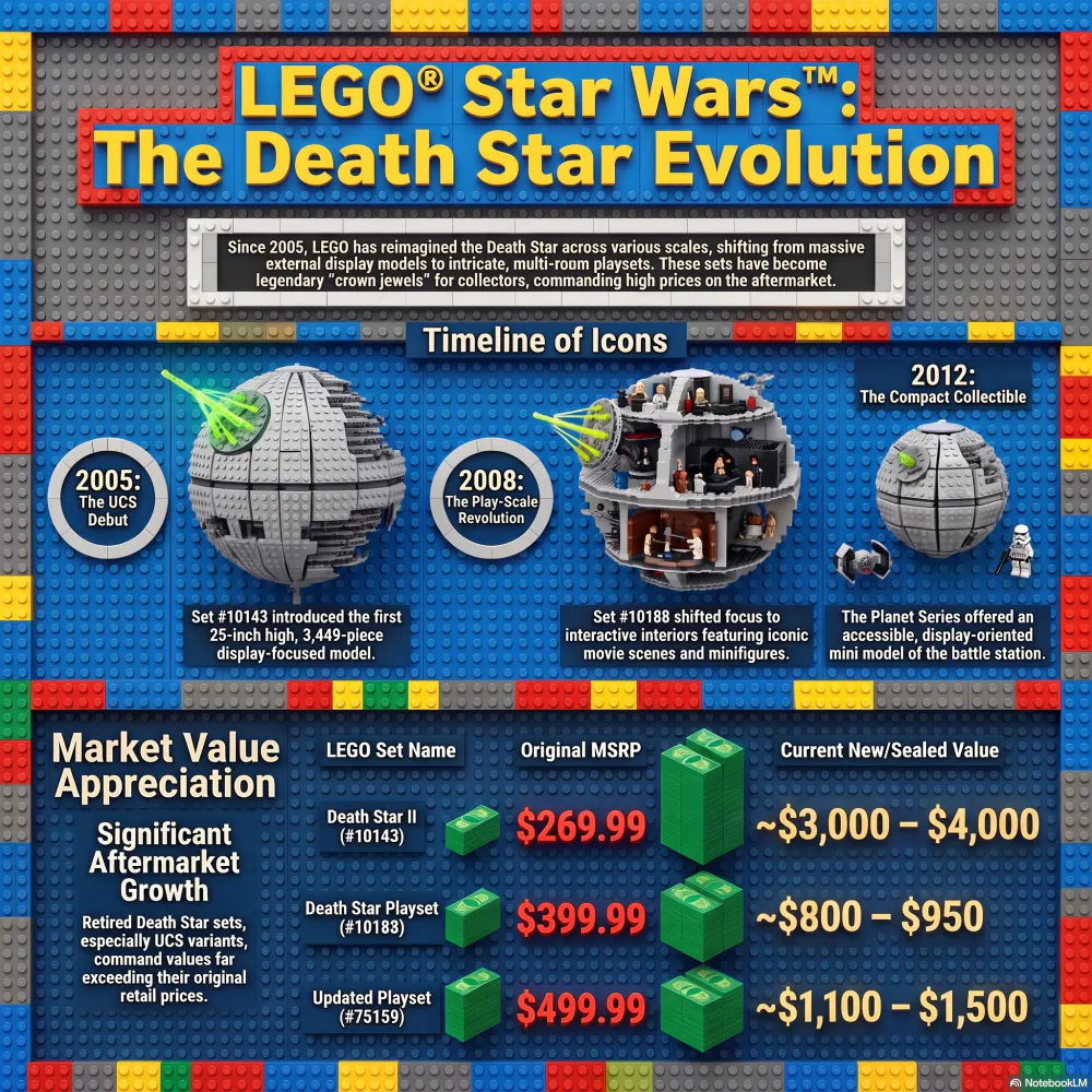 The History of LEGO Star Wars Death Star Sets